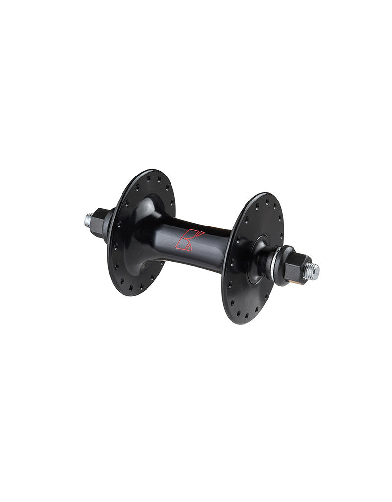 High-Flange Track Hub, Rear, Black