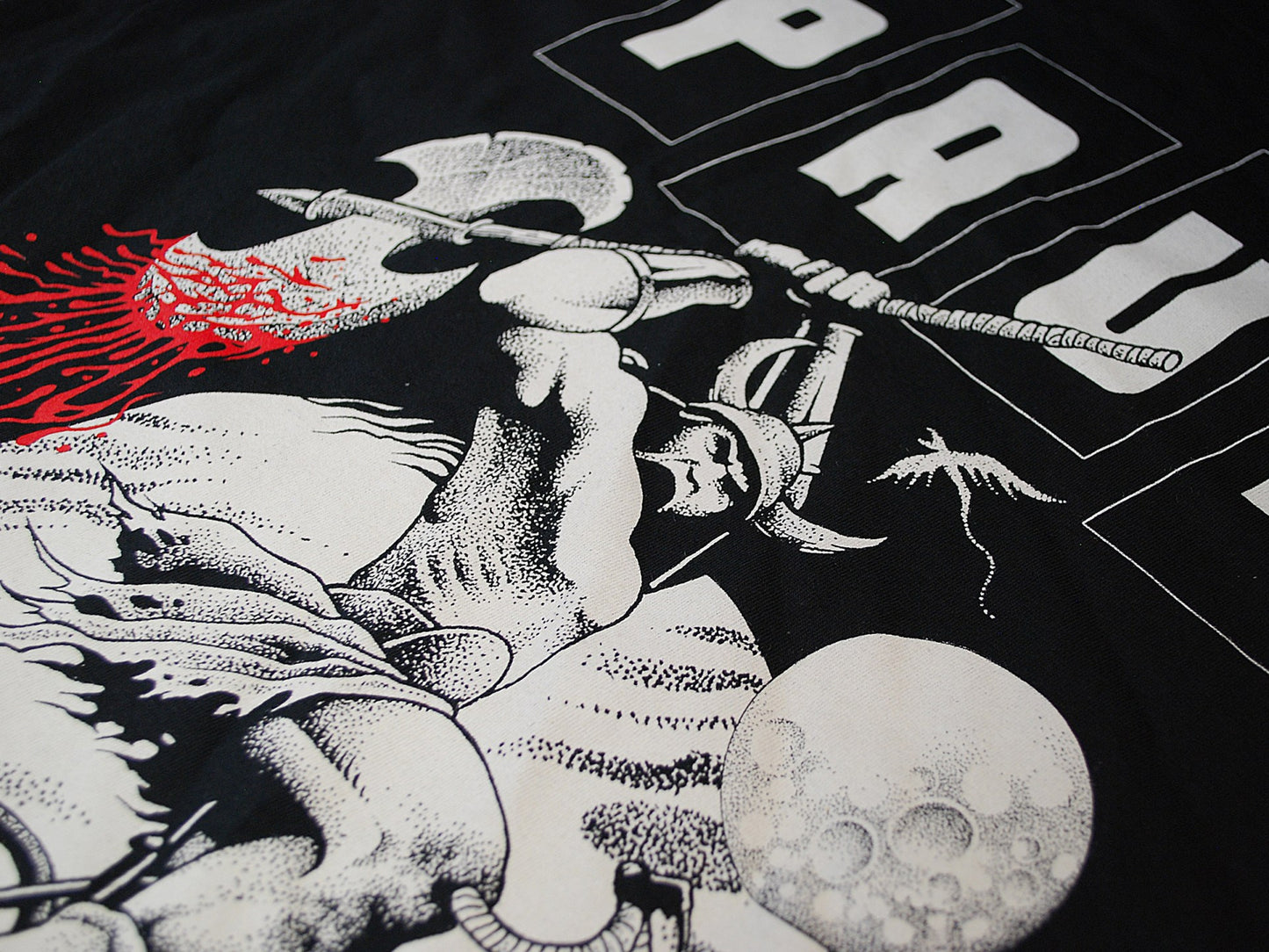 Barbarian T-shirt Cotton, Unisex, Medium, Black