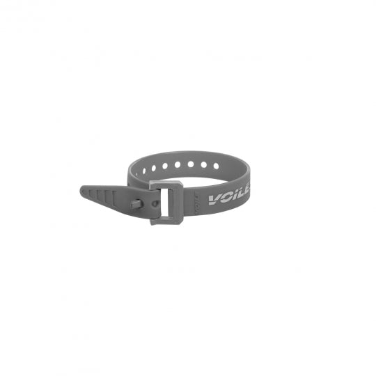 12” Nylon Buckle, Grey