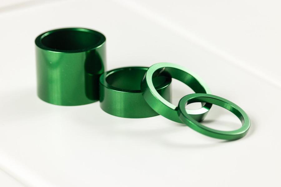 Spacer Kit, 1-1/8",T20/20/10/5/5/2.5mm, Green