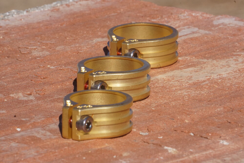 Machined Brass seat clamp