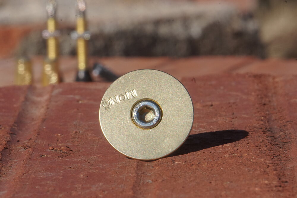 Machined Brass top cap.