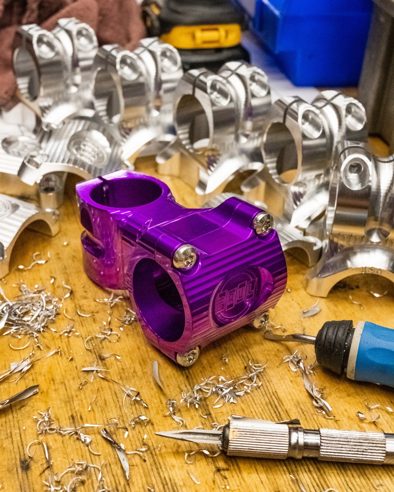 Boxcar Stem, 31.8mm, Silver