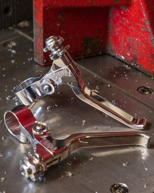 Canti Brake Lever Pair, Silver