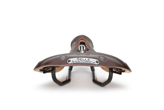 H1 Touring Saddle, Oxblood Leather, Gun Metal Rivets