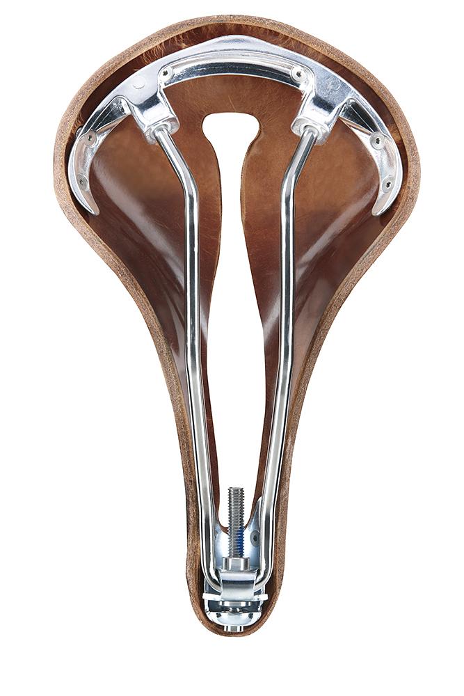 H2 Touring Saddle, Oxblood Leather, Silver Rivets