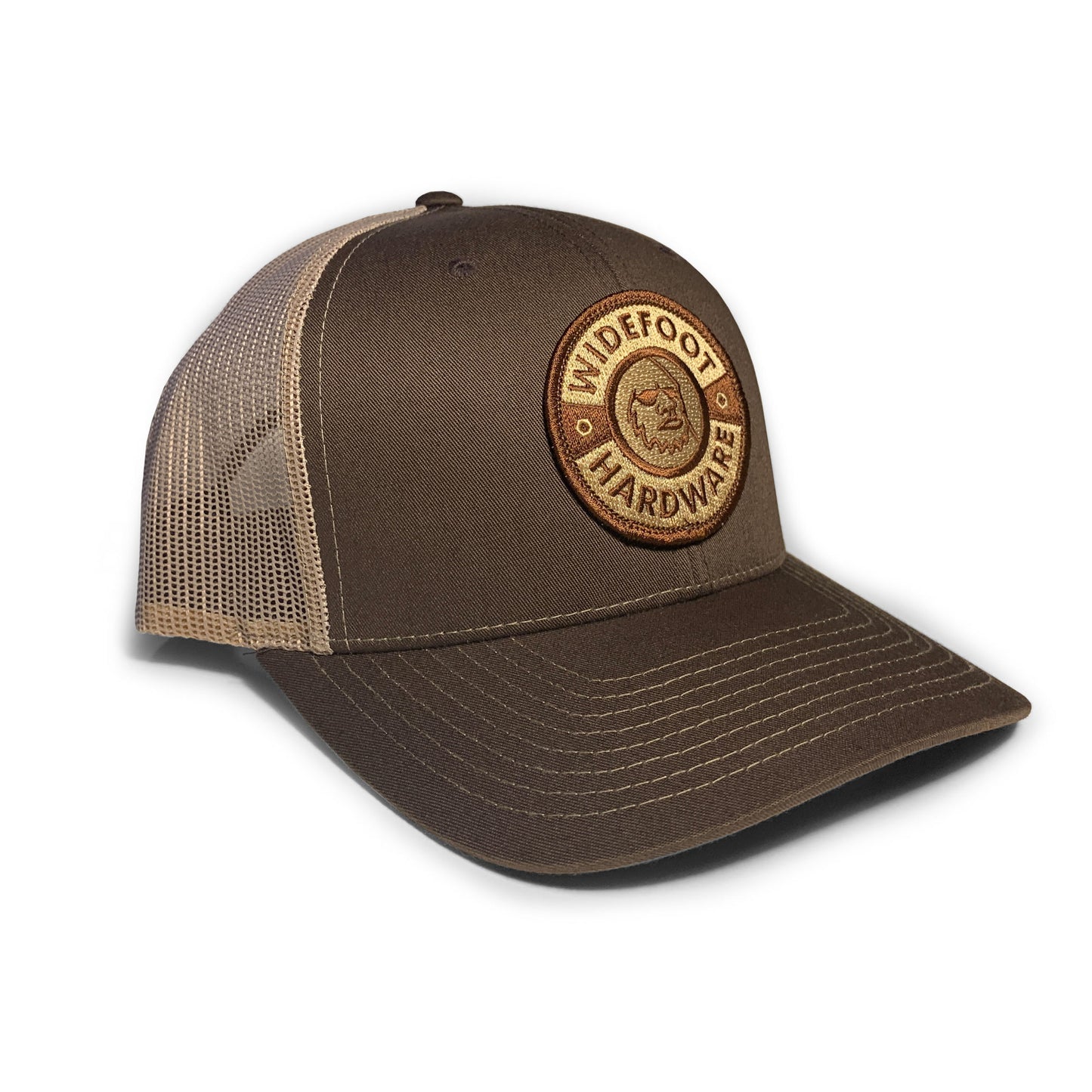 Hardware Snapback, Brown/Tan