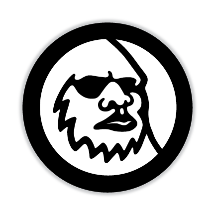 Widefoot Logo Sticker