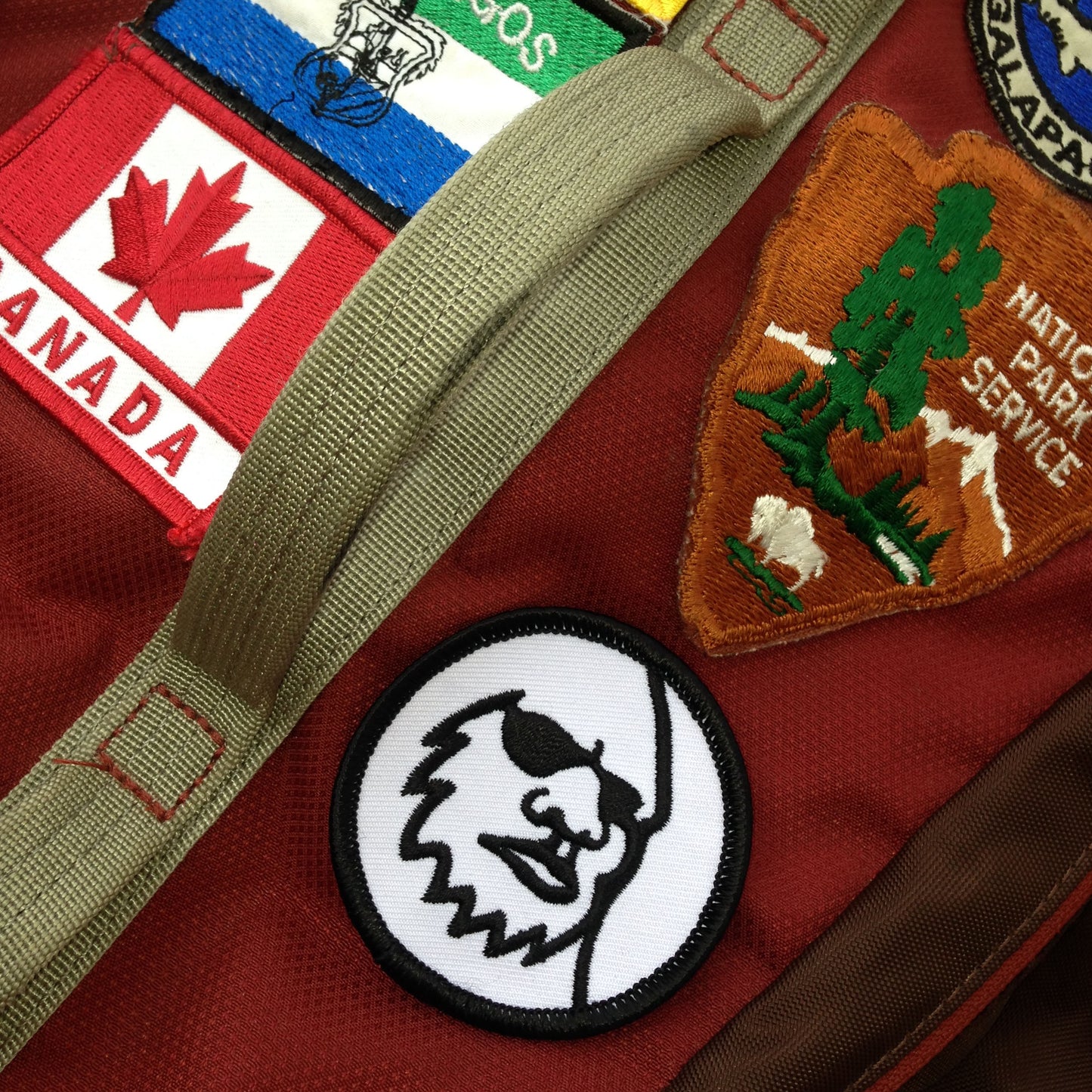 Widefoot Patch, Brown/Tan