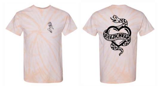 Chenoa's Denim Denim Tee, Peach Swirl