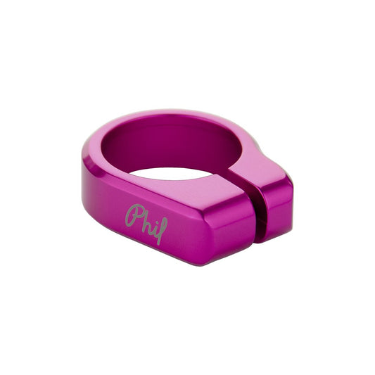 Seatpost collar, 28.6mm, Pink