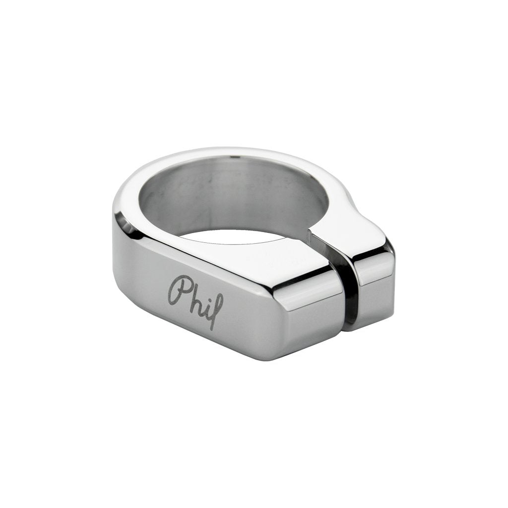 Seatpost collar, 28.6mm, Silver