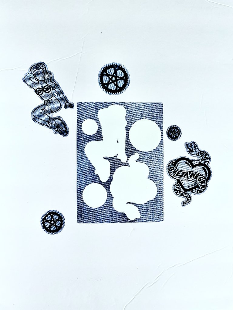 Chenoa's Denim Denim Sticker Sheet