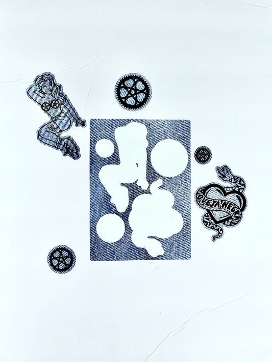 Chenoa's Denim Denim Sticker Sheet