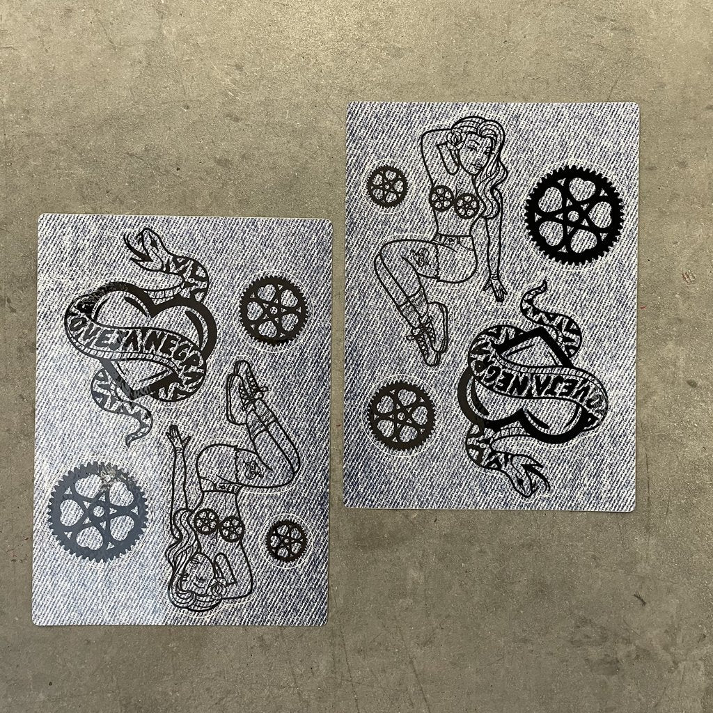 Chenoa's Denim Denim Sticker Sheet