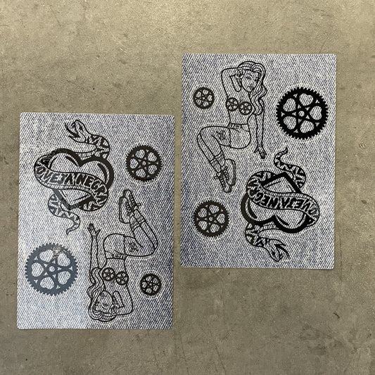 Chenoa's Denim Denim Sticker Sheet