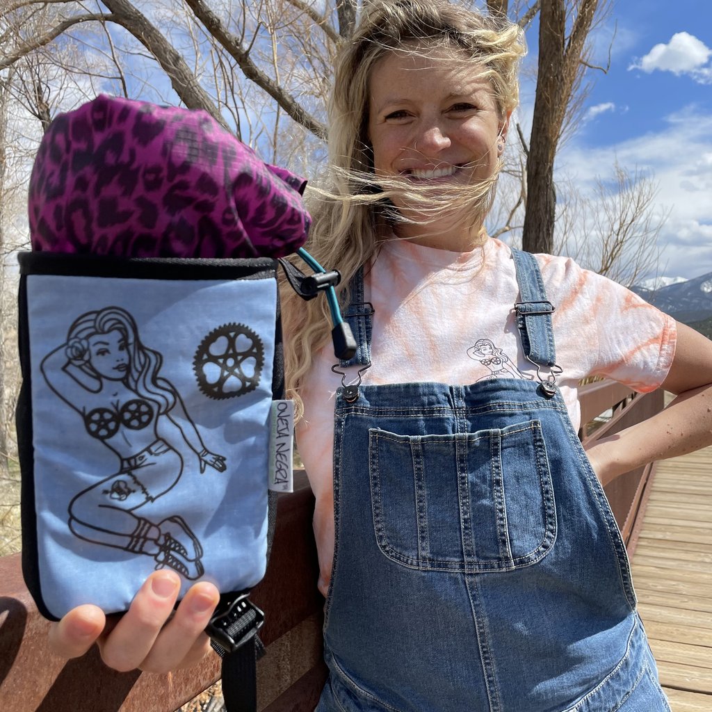 Chenoa's Denim Denim Tee, Peach Swirl