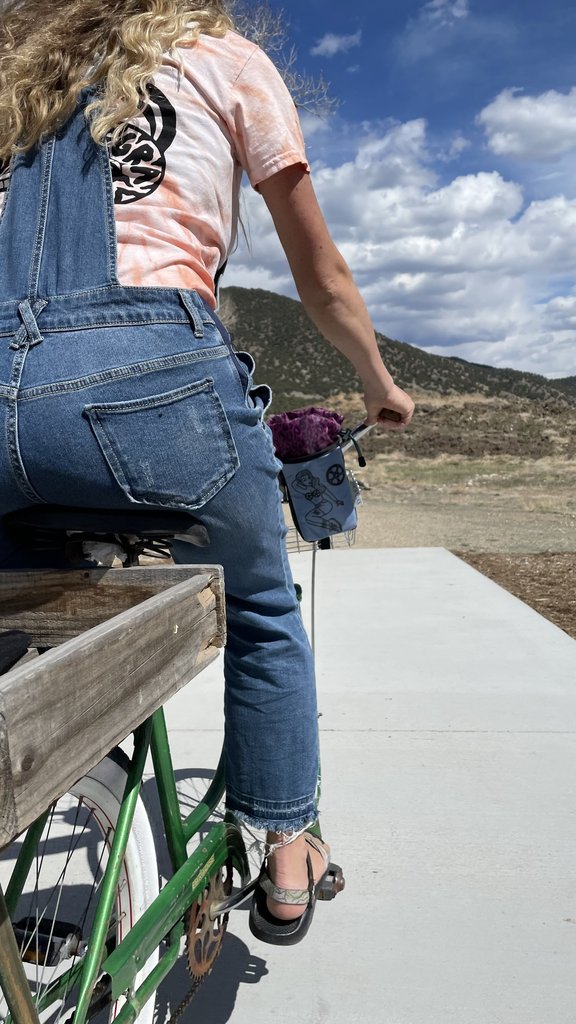 Chenoa's Denim Denim Tee, Peach Swirl