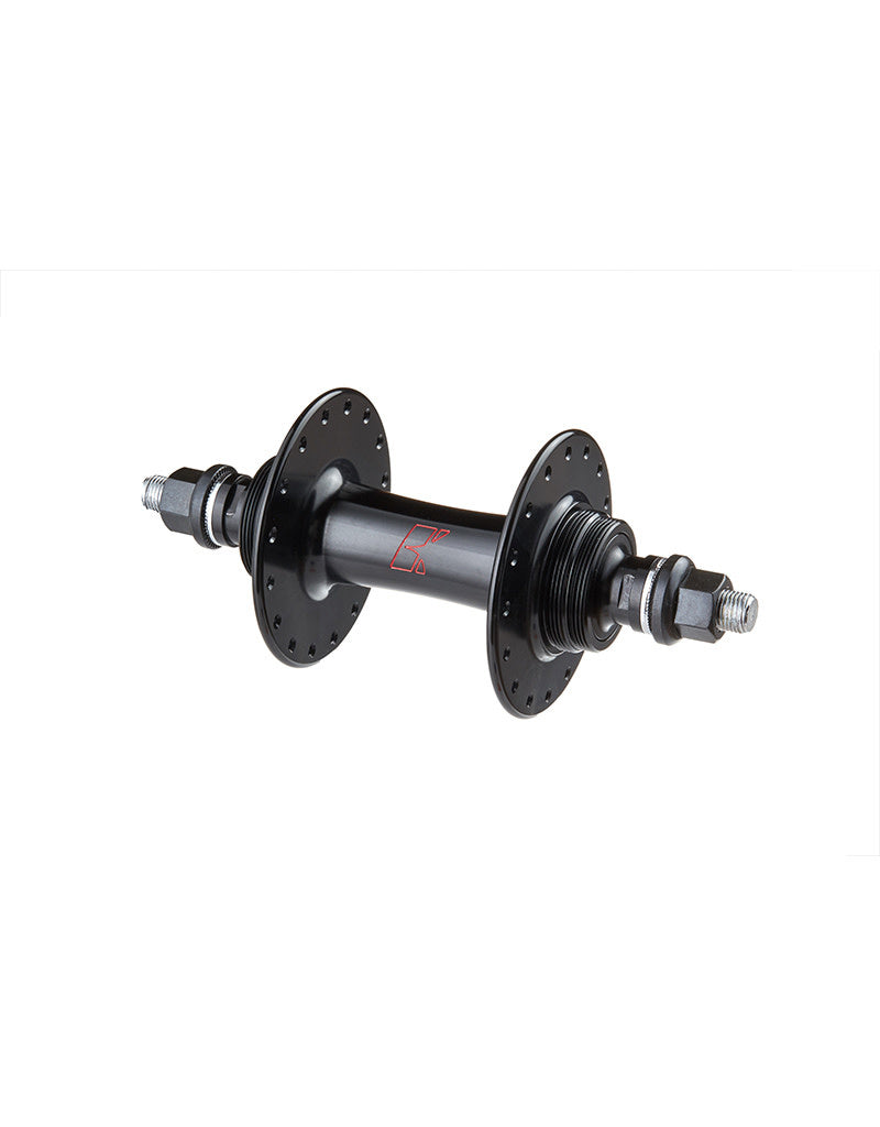 High-Flange Track Hub, Rear, Black