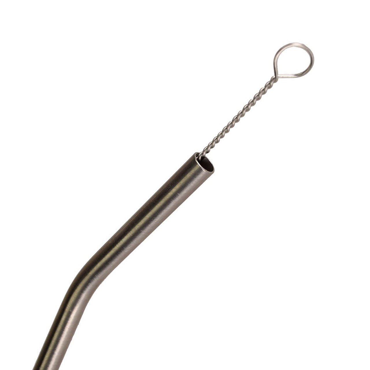 8 Inch Bent Titanium Straw
