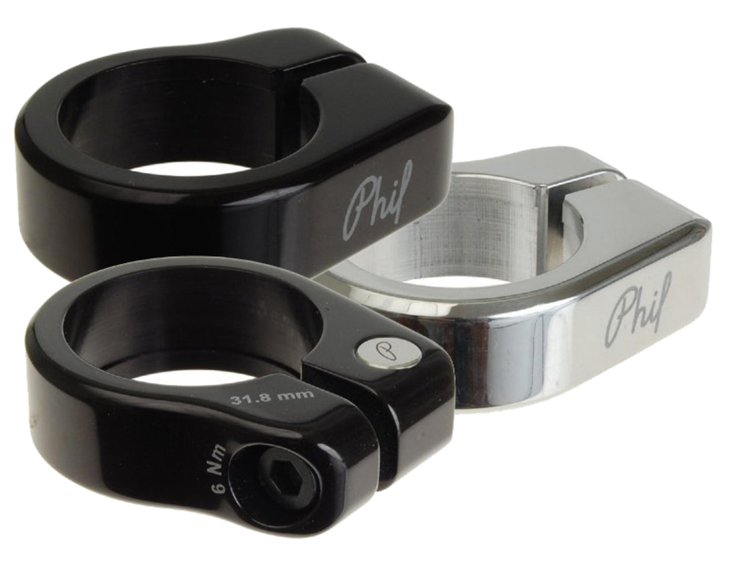 Seatpost collar, 28.6mm, Black