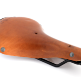 NSX1, Black Chromoly Steel Frame,
Vintage Leather, Gunmetal Rivets