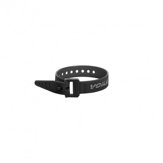 12” Nylon Buckle, Black/Grey