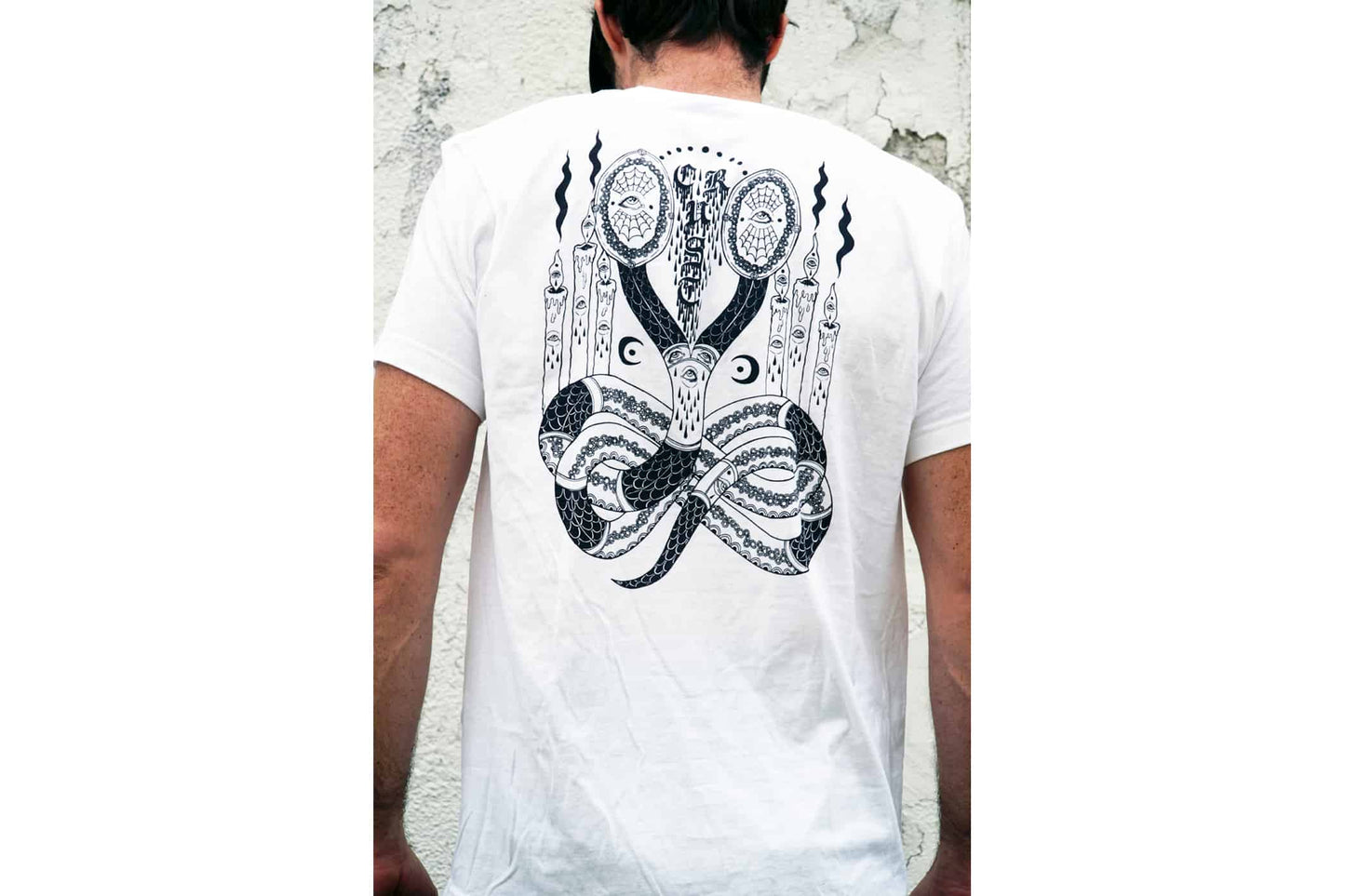 Burning the Candle T-Shirt, White