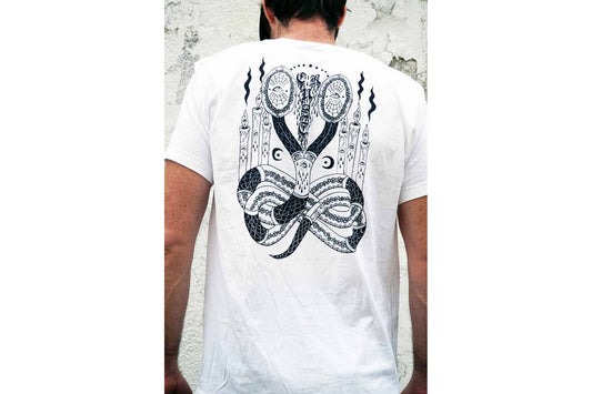 Burning the Candle T-Shirt, White